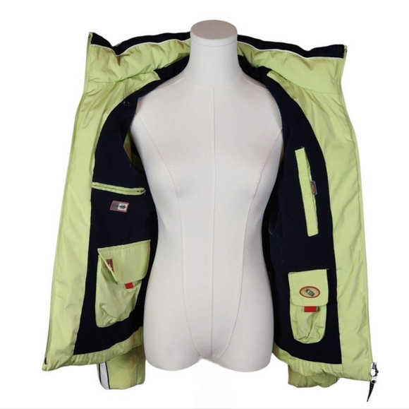 ZeroXposur Green Hooded Puffer Jacket M Down Blend Winter Coat Ski - Picture 4 of 16